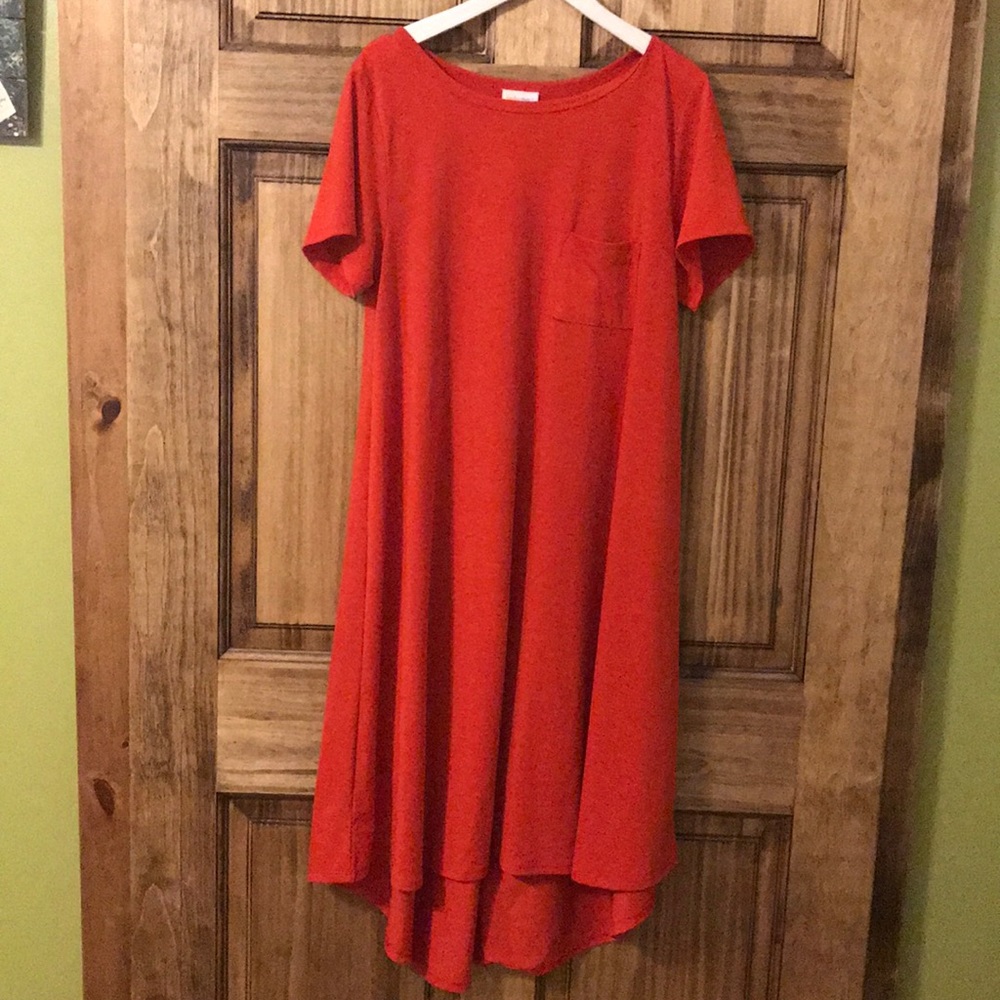 LuLaRoe Carly Dress - Red